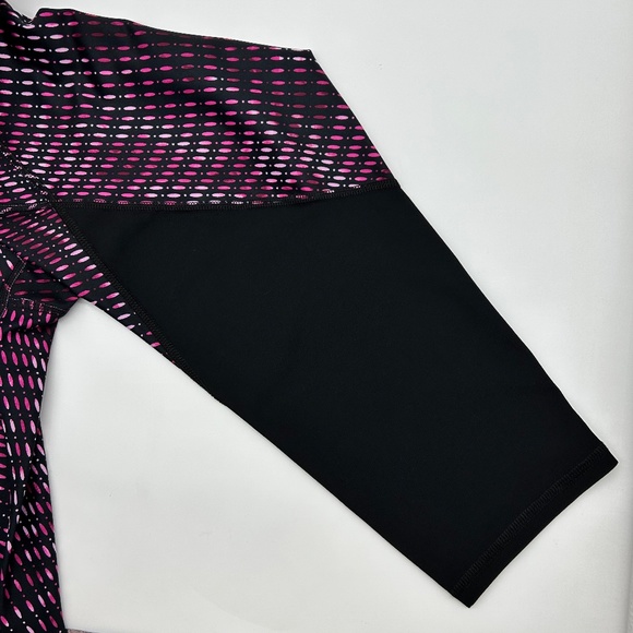 Xersion Women's Plus Size Pink Dots High Rise Dry 7/8 Ankle Leggings 1X 2X 3X - Picture 6 of 10